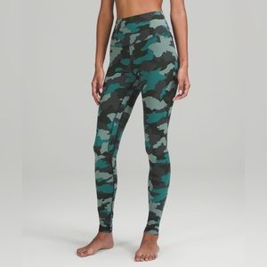 NWT Lululemon Align Leggings Size 12, High-Rise 28”, Heritage 365 Camo